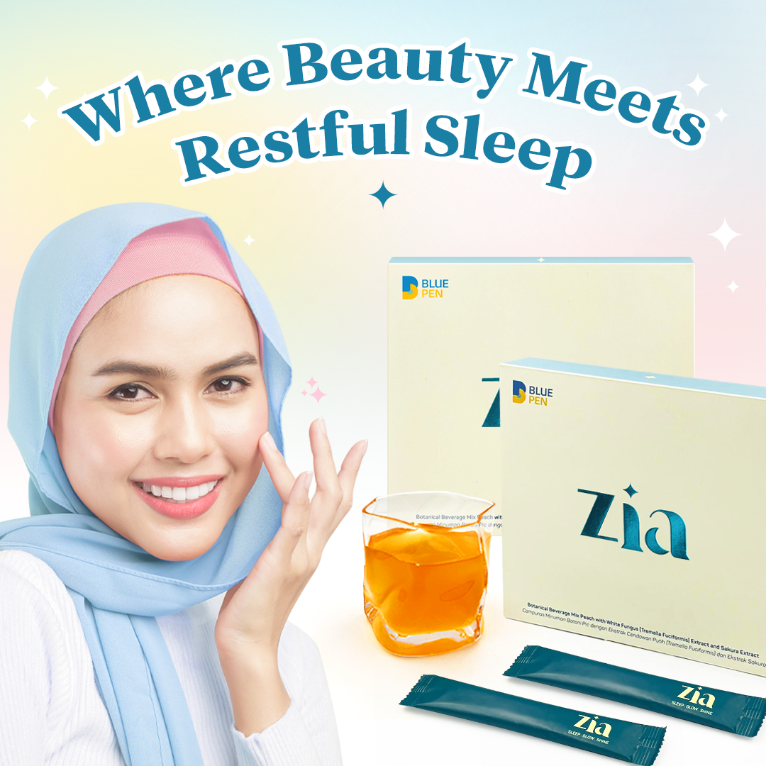 Zia Sleep Whitening Vegan Plant Based Collagen Drink (Japan Formulated)