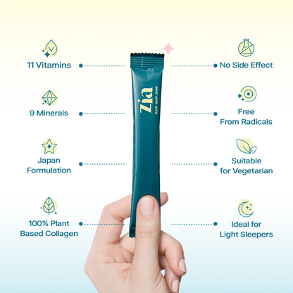 Zia Sleep Whitening Vegan Plant Based Collagen Drink (Japan Formulated)