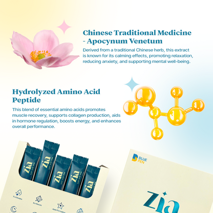 Zia Sleep Whitening Vegan Plant Based Collagen Drink (Japan Formulated)